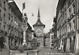 Bern - Kramgasse mit Zeitglocken