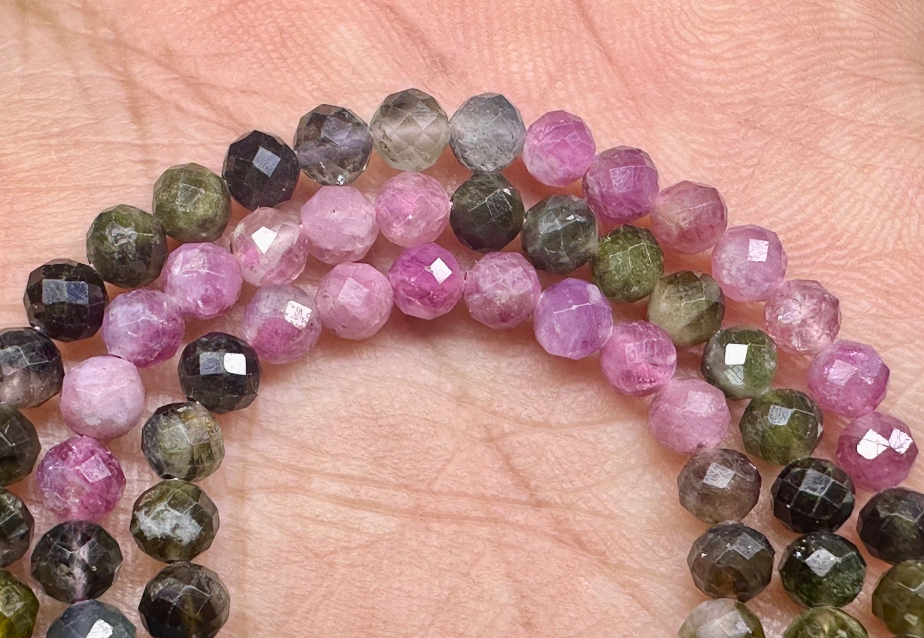 Edelsteine: Natürlicher Multicolor Turmalin Edelstein-Strang – Neu (gemäss Beschreibung) aus Langenthal von Seelenfreunde 5