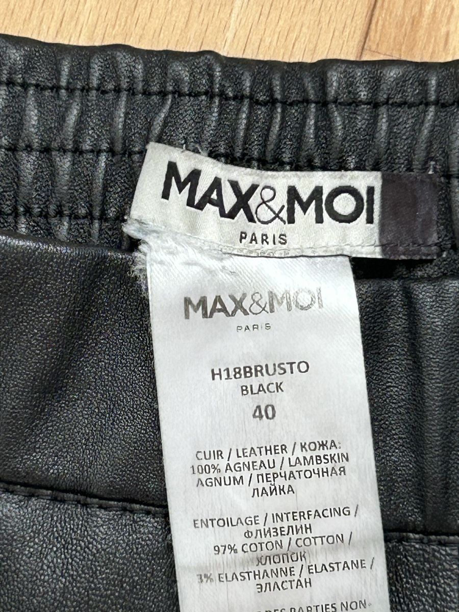 Max & Moi Pantaloni: Leder-Hose schwarz Max&Moi, Gr. M – Usato da Reinach BL venduto da meinstil 2