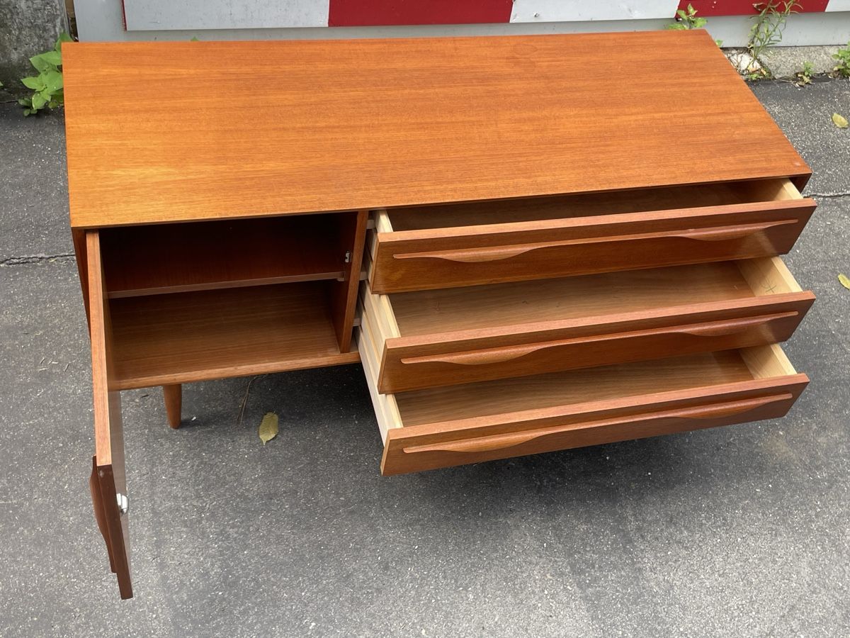 Commodes: Vintage kommode/sideboard mit 1 türe & 3 schubladen – D'occasion à Zürich par Vintage-1993 6
