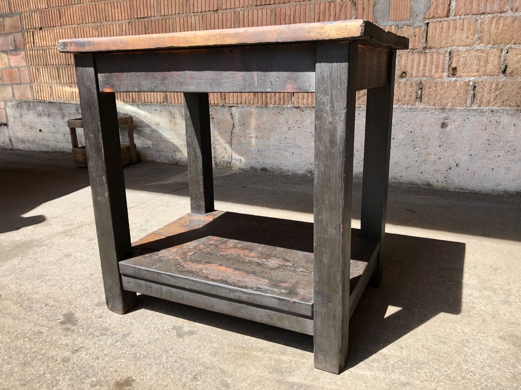 Tische: Tisch original Industrial Design, mit schwarzer Patina – Gebraucht aus Laufenburg von industrial-silence 4