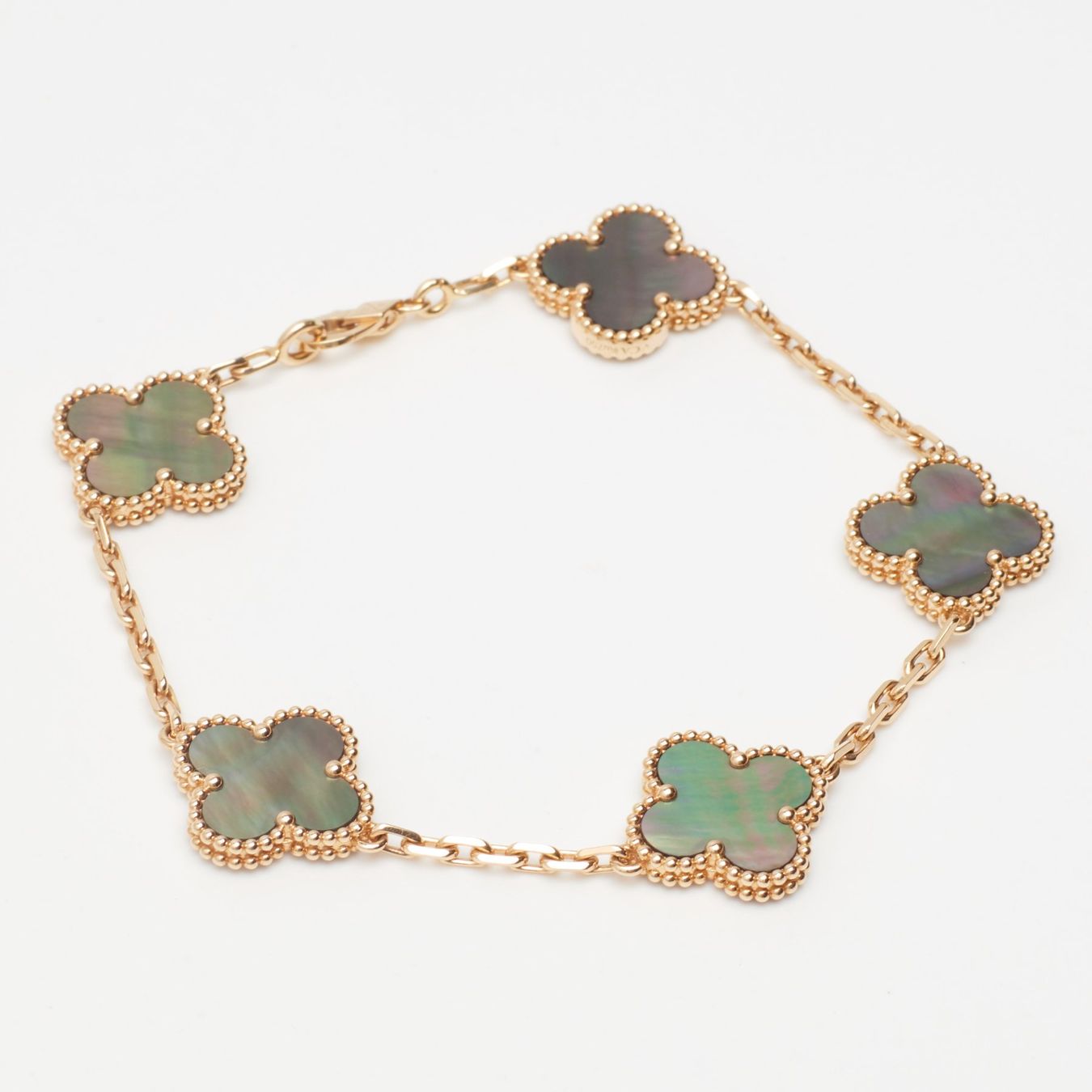 Van Cleef Bracciali & Braccialetti: RARE Authentique Bracelet VAN CLEEF ARPELS Vintage Alhambra – Nuovo e nell'imballaggio originale da Carouge GE venduto da TLD 6