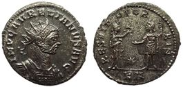 AURELIAN antoninianus (274-275 AD). Tripoli mint