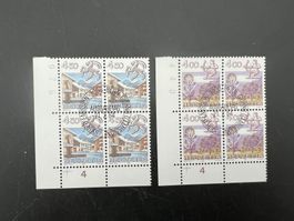 CH  1984 Viererblock 692-693  Erstag Serie (5804)