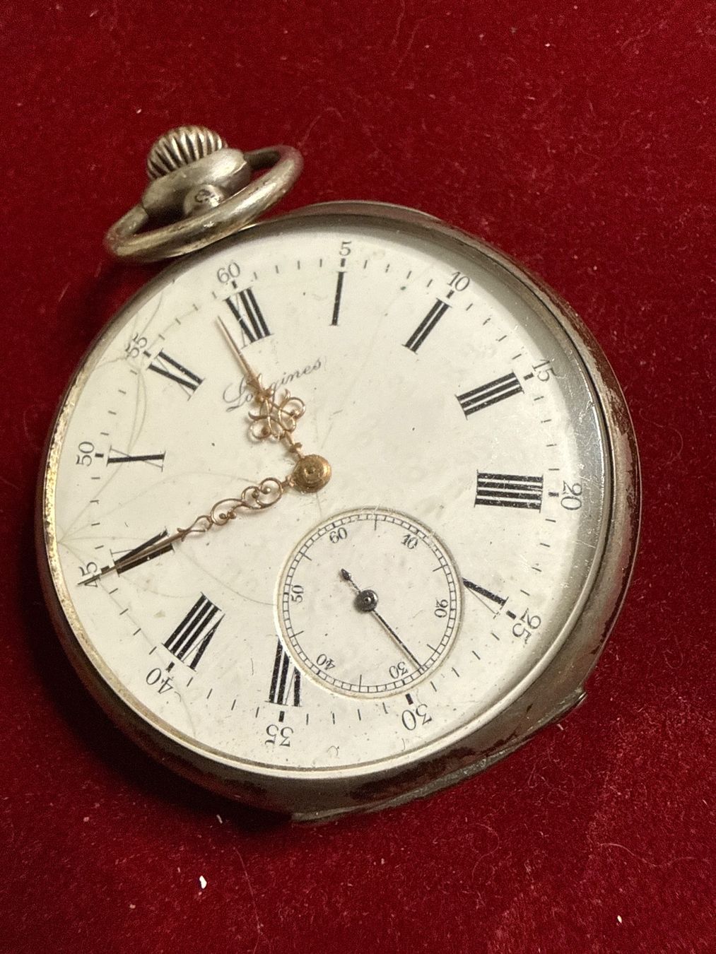 Longines Uhren: Longines Taschenuhr 48 mm – Gebraucht aus Pfeffingen von Allhandelklgwatches