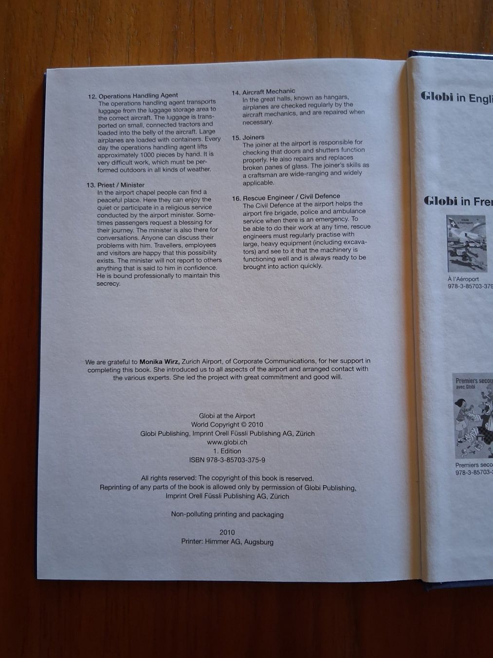 Libri: Globi at the Airport – Usato da Lengnau venduto da robinie02 1