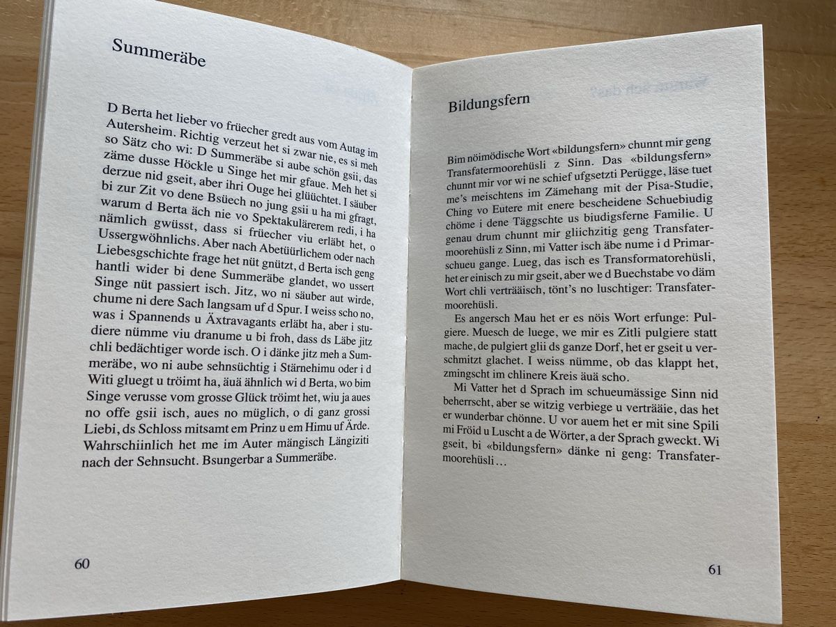 Libri: Zum letschte Mau - Margrit Staub-Hadorn – Usato da Schwarzenburg venduto da Michellu 6