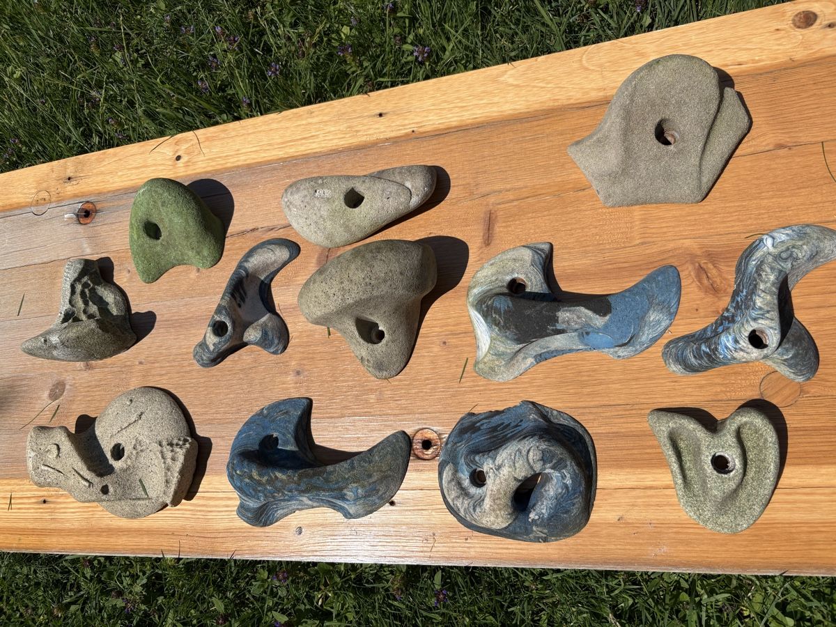 Pareti & prese d'arrampicata: Klettergriffe Set 12 Stück gebraucht – Usato da Flawil venduto da Hungi77