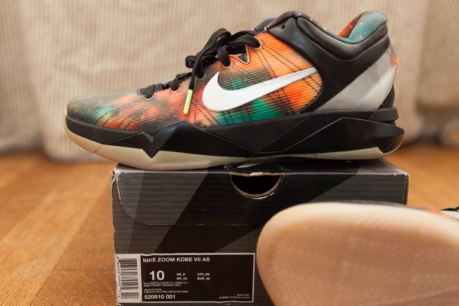 Nike Scarpe da uomo: ZOOM KOBE 7 'ALL STAR - GALAXY' – Usato da Basel venduto da cielHiro 1