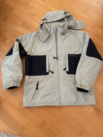 Ski Jacke Grösse L Farbe Beige/Schwarz guter Zustand
