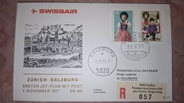 Swissair Zürich - Salzburg 01.11.1977