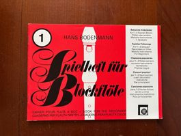 Spielheft für Blockflöte 1 - Hans Bodenmann Edition Melodie