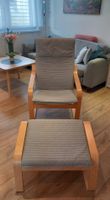 POÄNG Sessel IKEA mit Fussteil