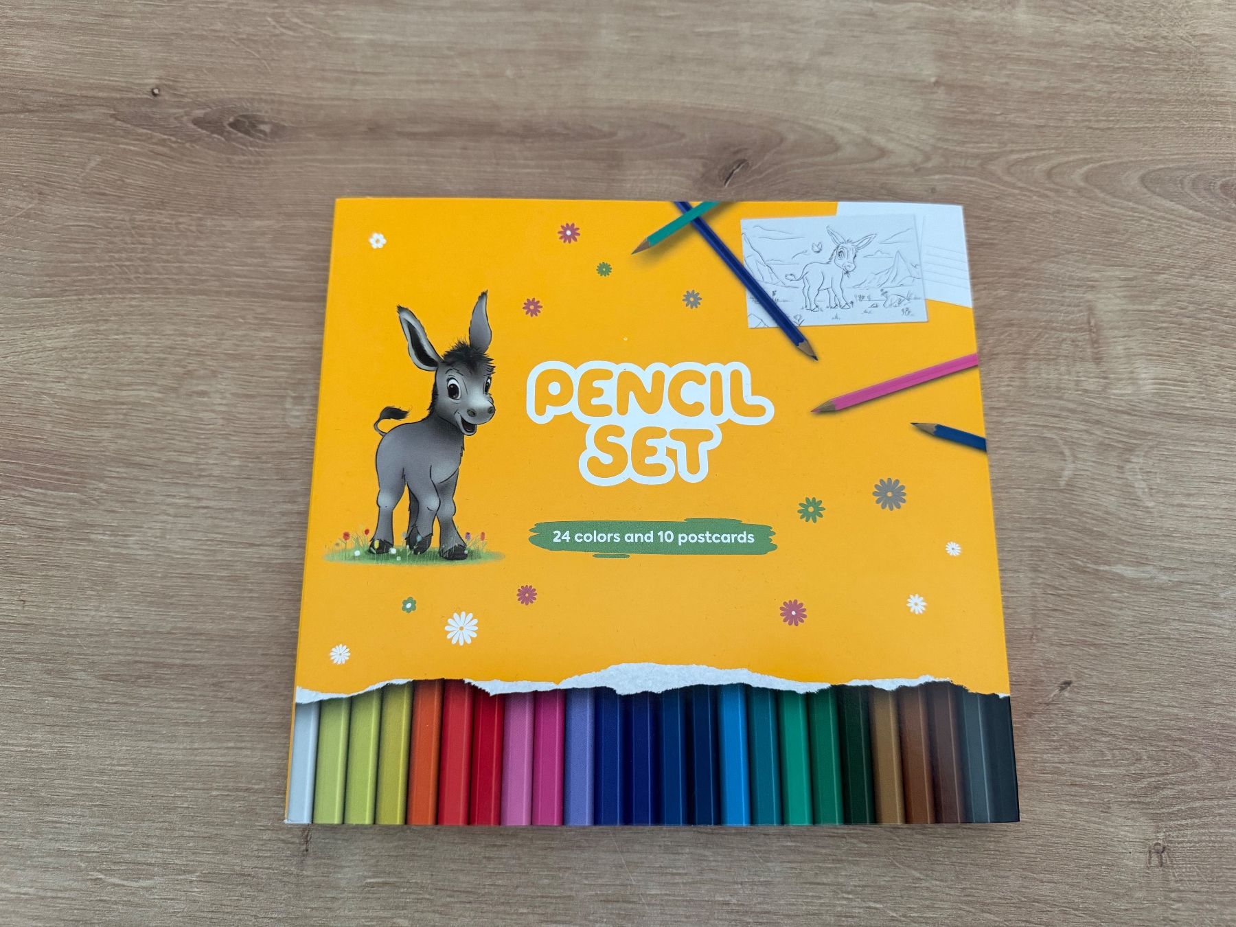 Penna & Evidenziatori: Farbstift-Set 24 Farben + 10 Postkarten, neuwertig – Nuovo (secondo la descrizione) da Dietlikon venduto da lot_rel 4