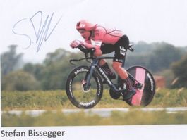 Autogrammfoto von Radrennfahrer Stefan Bissegger CH
