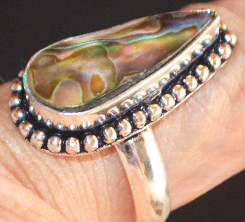 Anelli: Ring L-3740 – Abalone - Innendurchmesser 18 mm – Nuovo e nell'imballaggio originale da Goldiwil (Thun) venduto da han_v5b7 1