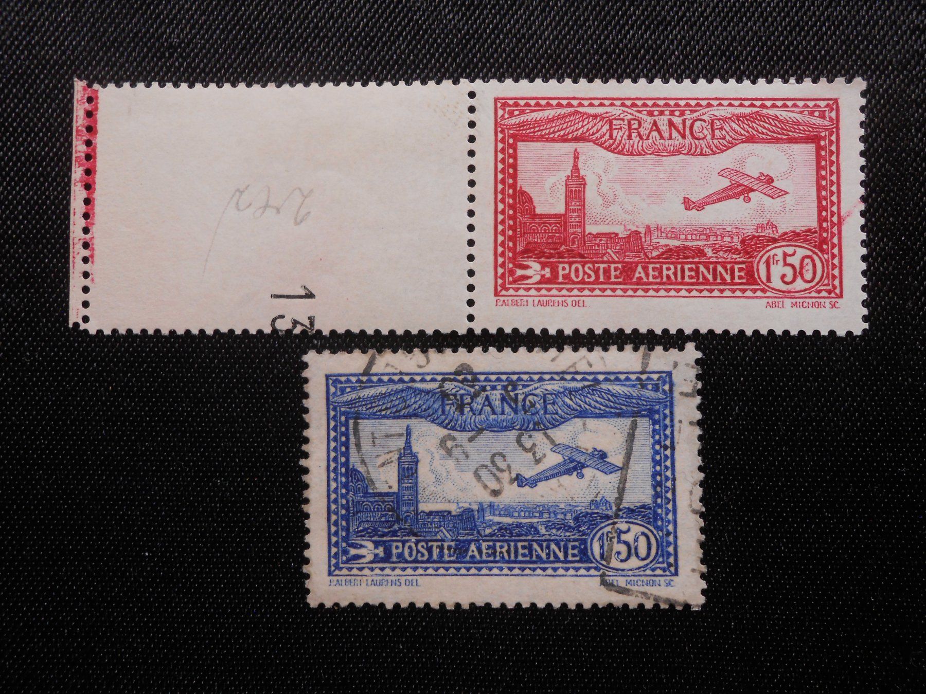 Alle Briefmarken: F Mi 251**/255b  Poste Aerienne  1930 – Neu und originalverpackt aus Hallwil von pkaiser44 1