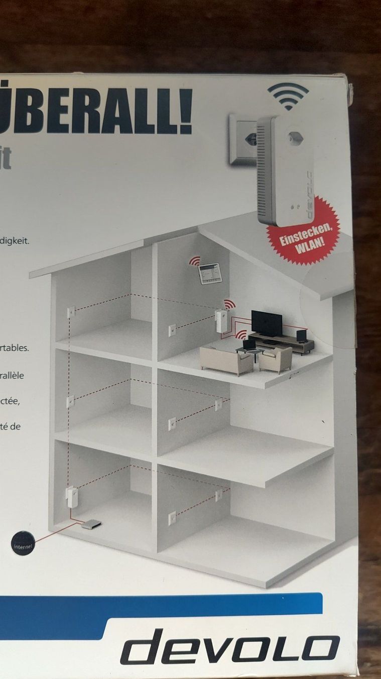 Devolo WiFi: Devolo dLAN 1200+ Wifi ac Starter Kit – D'occasion à Birsfelden par Stephan.W 4