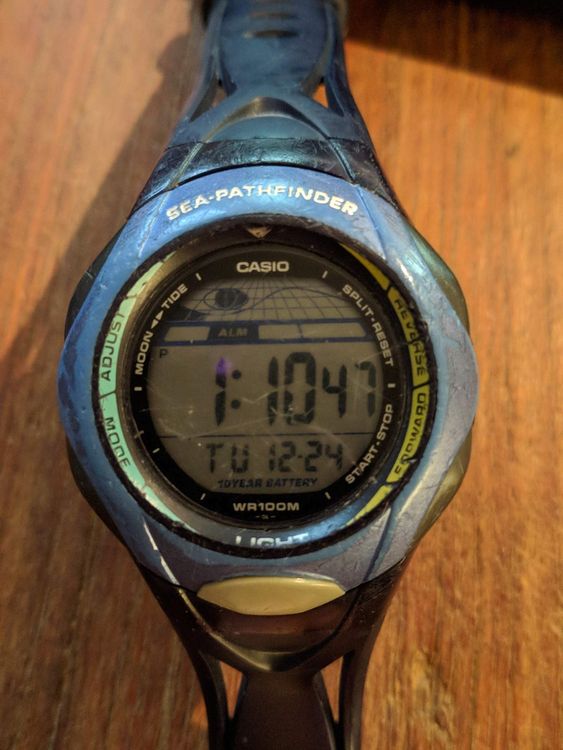 Casio sea cheap pathfinder sps 300