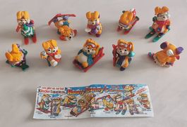 Hanny Bunny's 1996 Vintage Figuren Kinder Überraschung Hasen