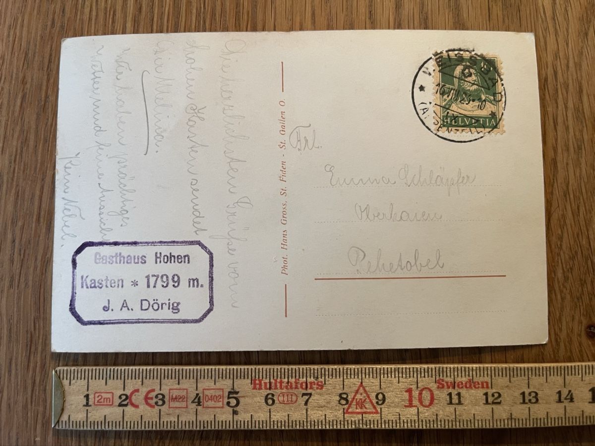 Cartoline postali: Antike Ansichtskarte Appenzeller – Usato da Waldstatt venduto da Cremschnitte 2