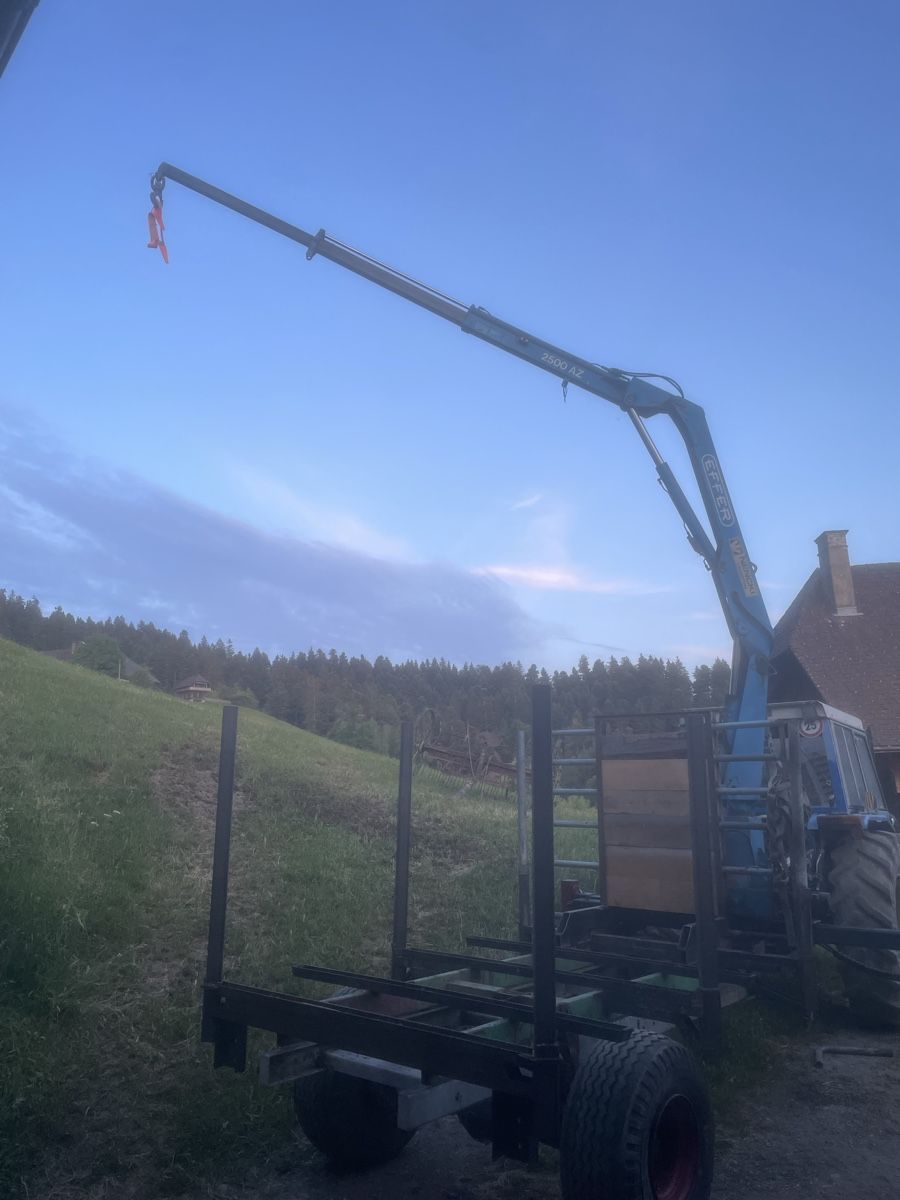 Rimorchi: Forstkranaufbau, für forst Anhänger, oder transporter – Usato da Heimisbach venduto da RB3453 2