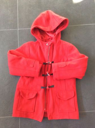 Dufflecoat, Grösse 116, rot