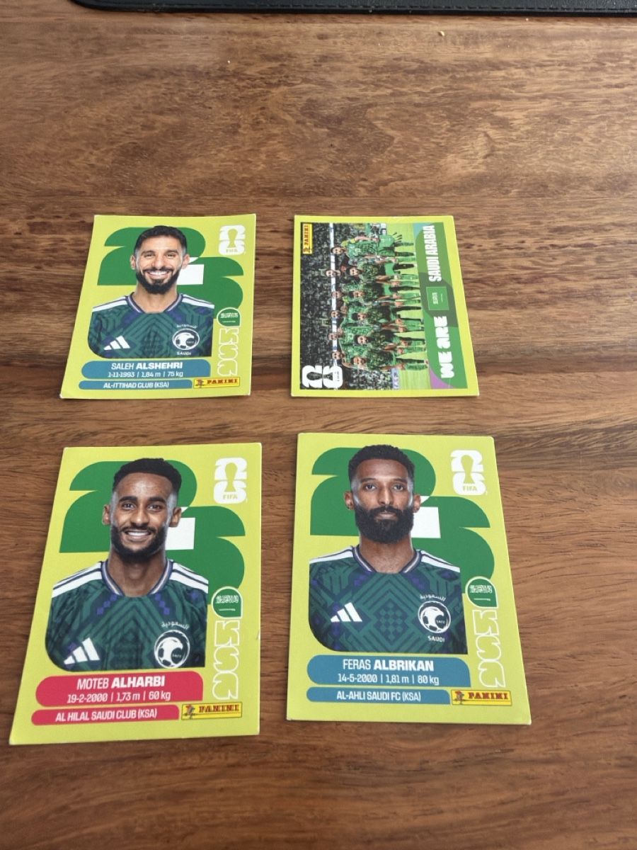 Panini Sammelbilder & Trading cards: Panini Sticker Saudi Arabien  – Gebraucht aus Jona von sport2018