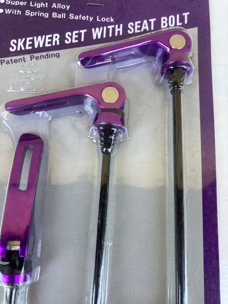 Ersatzteile: Schnellspanner Set Alu violett  – Gebraucht aus Trimbach von cendira 3