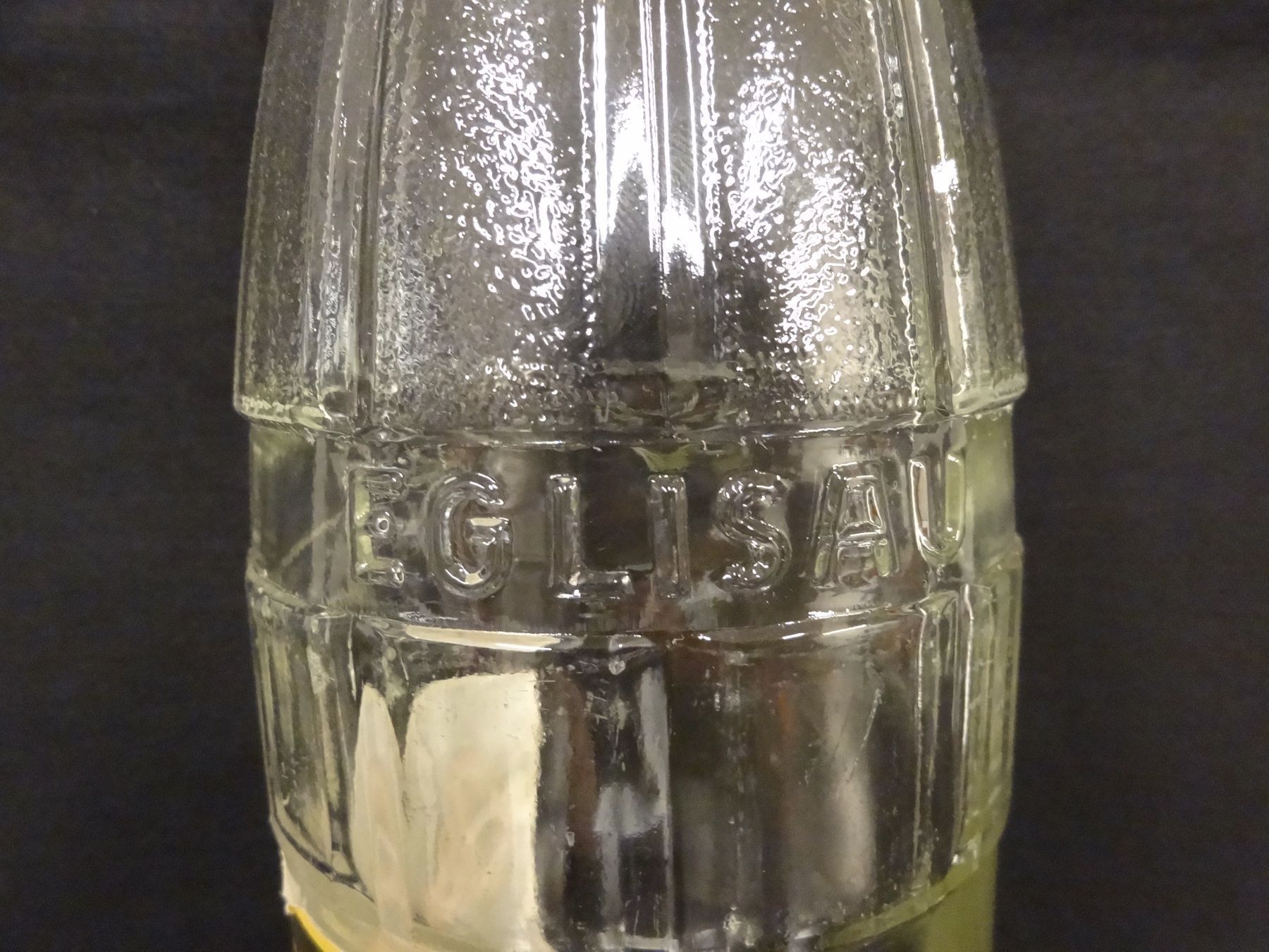 Gläser, Krüge & Flaschen: alte Flasche ORANGINA EGLISAU 1962 – Gebraucht aus Kerzers von Flaschenposten 7