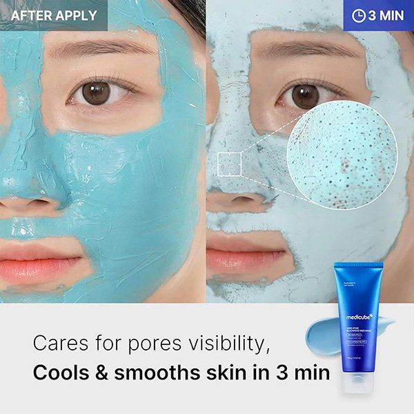 Cura del viso: MEDICUBE Zero Pore Blackhead Mud Mask – Nuovo e nell'imballaggio originale da Gebenstorf venduto da EloriaSkin 1