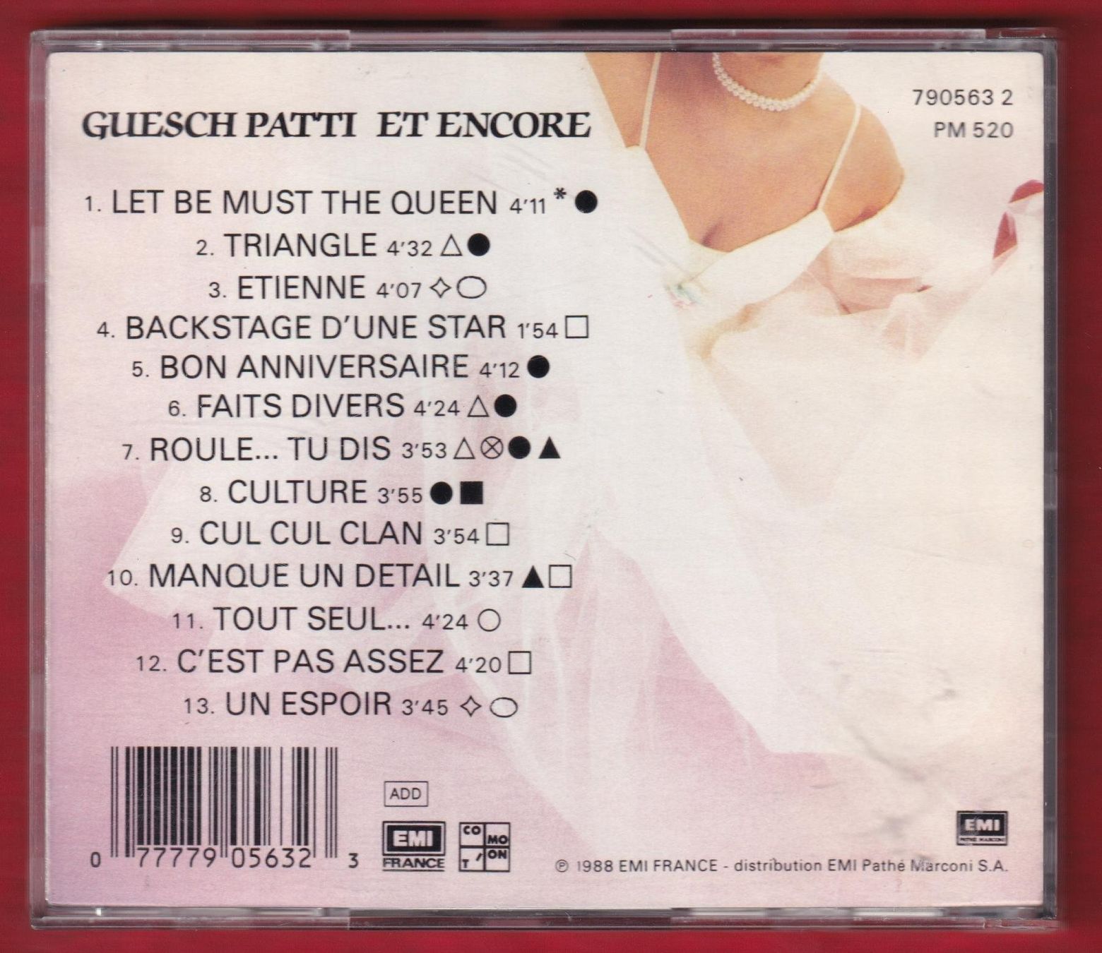 CD: Guesch Patti - Labyrinthe (CD) – Usato da Zürich venduto da Pfluftl2000 1