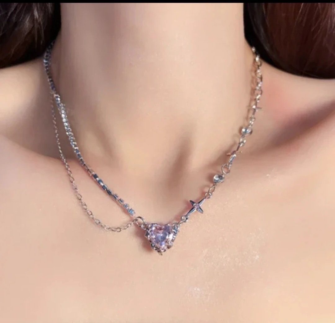 Catenine: Halskette mit Herzanhänger Lila – Nuovo e nell'imballaggio originale da Brunnen venduto da tan_5pl5 1