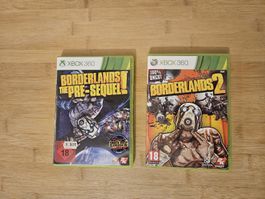 Xbox 360 Borderlands 1 & 2 Spiel Konvolut