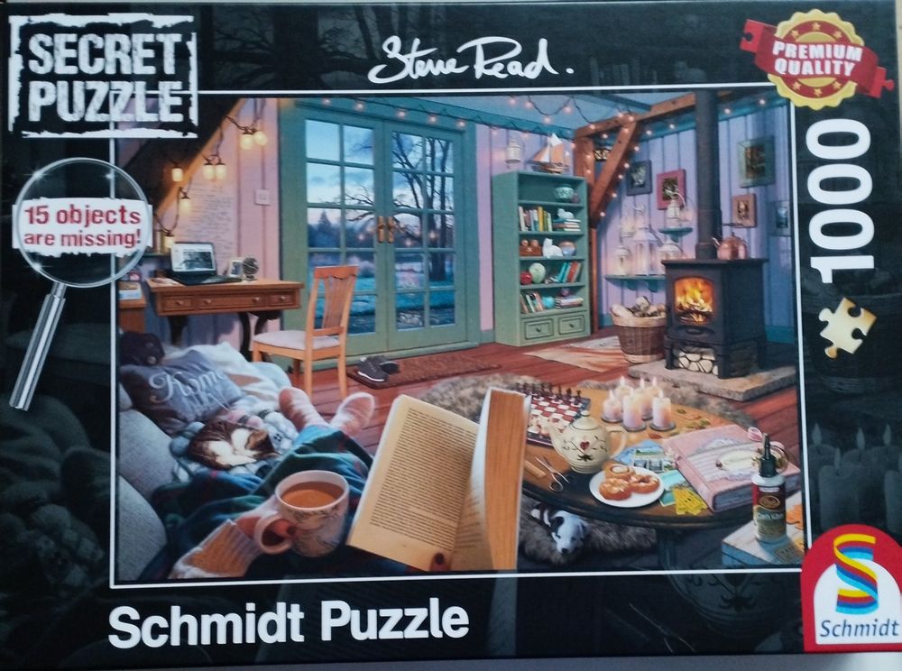 1000 Secret Puzzle Schmidt, im Ferienhaus, Steve Read (Gebraucht) in ...