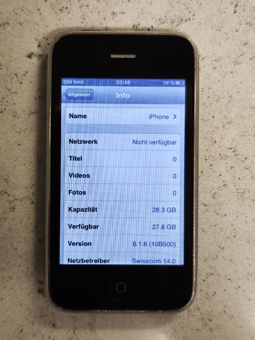 Apple Handys / Smartphones: IPhone 3GS  – Gebraucht aus Basel von asylum.boy 3