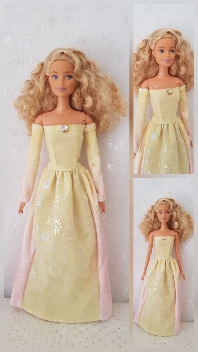 Bambole: Barbie Kleid selbstgemacht – Nuovo e nell'imballaggio originale da Lachen SZ venduto da Sakura4hime