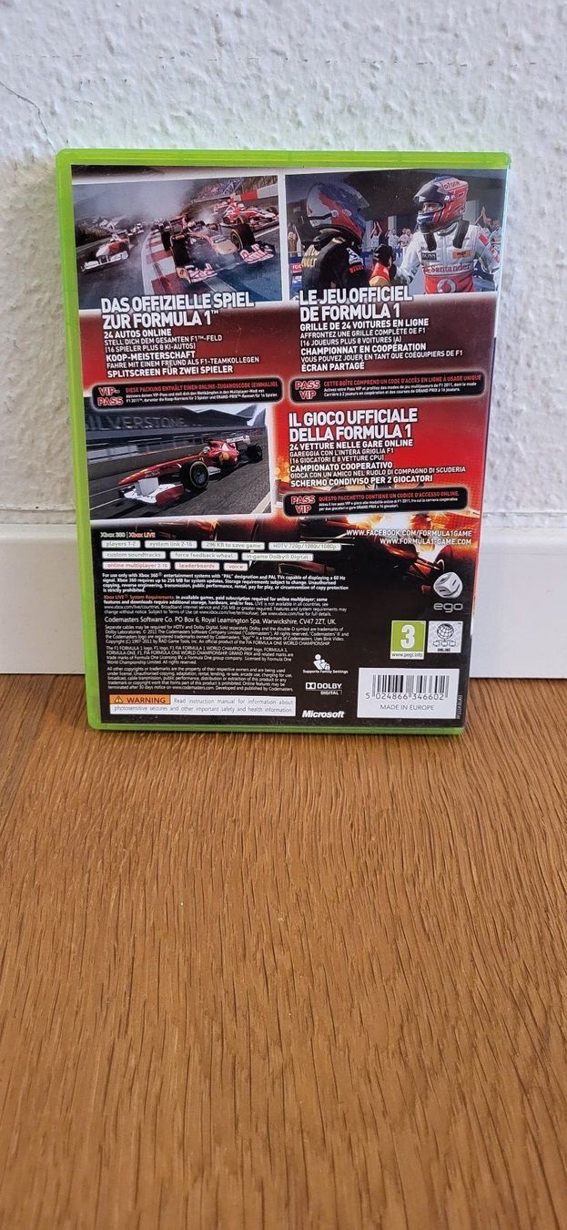 Microsoft Giochi: Xbox 360 - F1 2011 – Usato da Münsingen venduto da Heroism2010 1