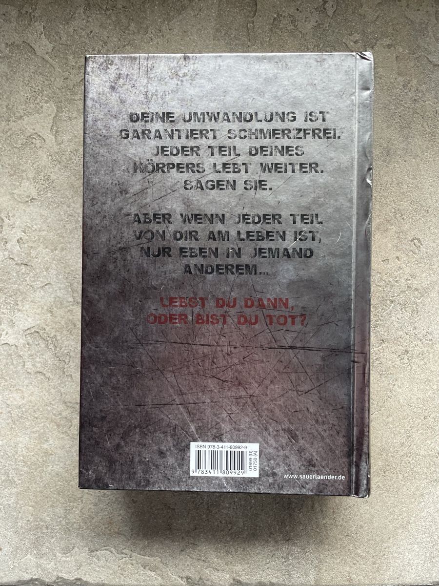 Libri: Neal Shusterman: Vollendet, Jugendbuch – Usato da Schnottwil venduto da MysticWitch 1