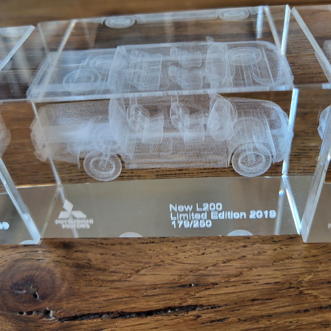 Gläser: 5 Mitsubishi 3D Glasblöcke – Gebraucht aus Kägiswil von Megafi56 3