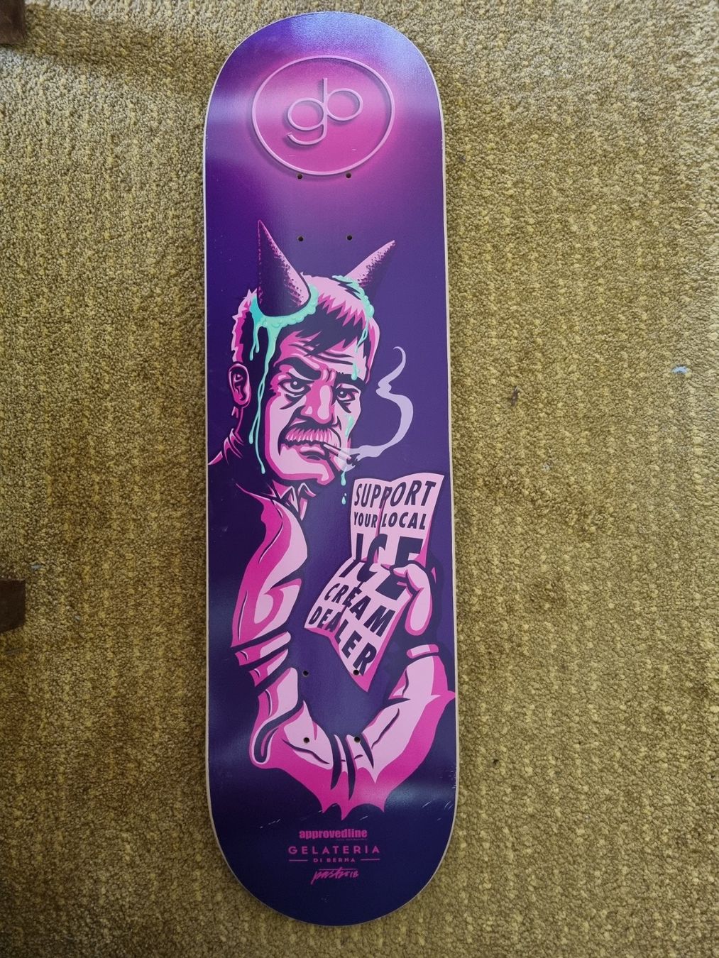 Skateboards: Skateboard Deck Gelateria di Berna – Gebraucht aus Bern von llewellyn1ne
