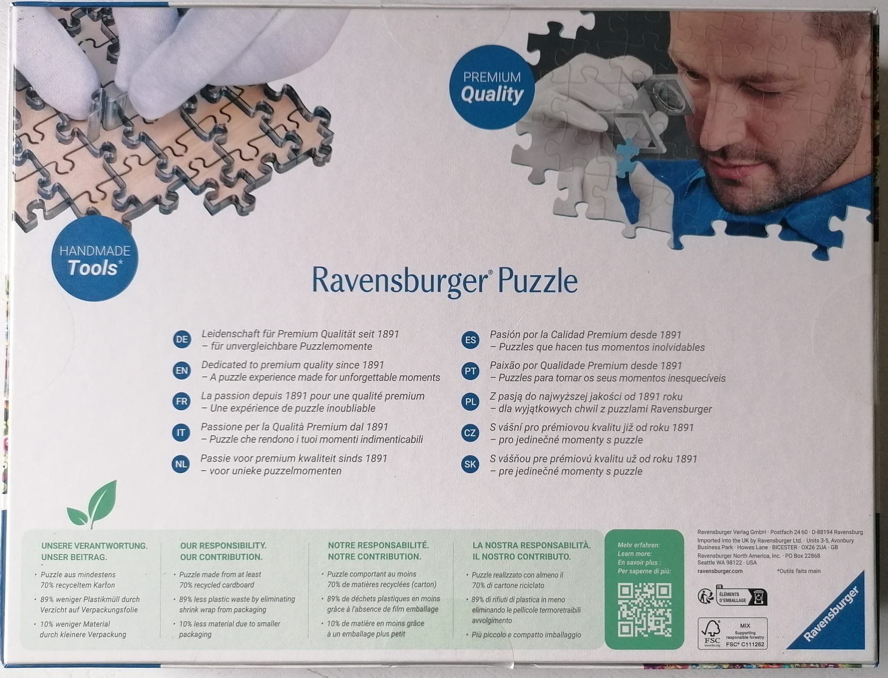 Ravensburger Puzzle: Puzzle - Gelini 1000 Teile - Ravensburger – Usato da Winterthur venduto da Arkadii 1
