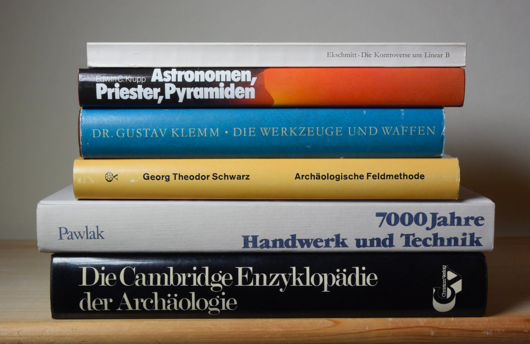Bücher: Konvolut, Lot, Sammlung: Archäologie, Allgemein, Technik – Gebraucht aus Erschwil von taglang