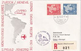 Erstflug Swissair Zürich - Dakar 1962