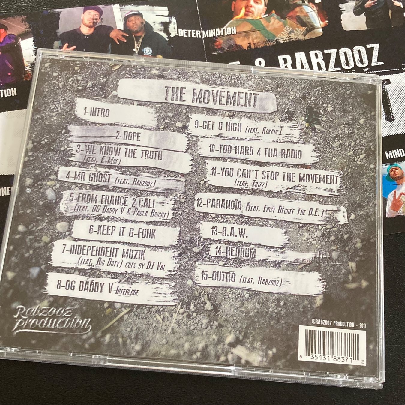 CD: Ghost Dest & Rabzooz - The Movement – Usato da Bern venduto da Ntsamina 1