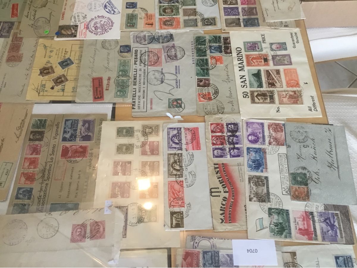 Tutti i francobolli: Lotto 1 Italia e RSM  – Usato da cassina d'agno venduto da Scorti1961 3