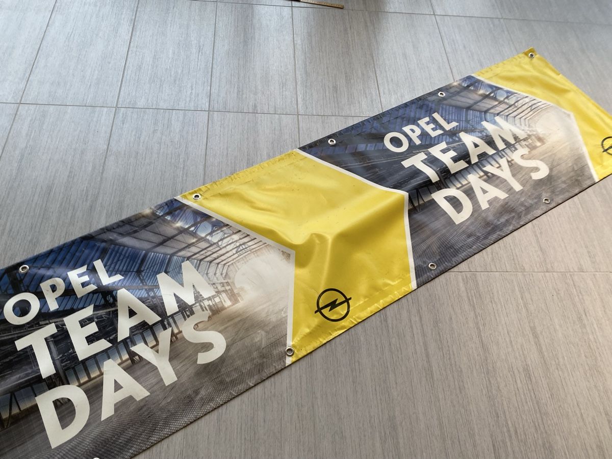 Poster & Bilder: Blache Opel Team Days 60cm x 6m  – Gebraucht aus Hägglingen von Karin0802 6