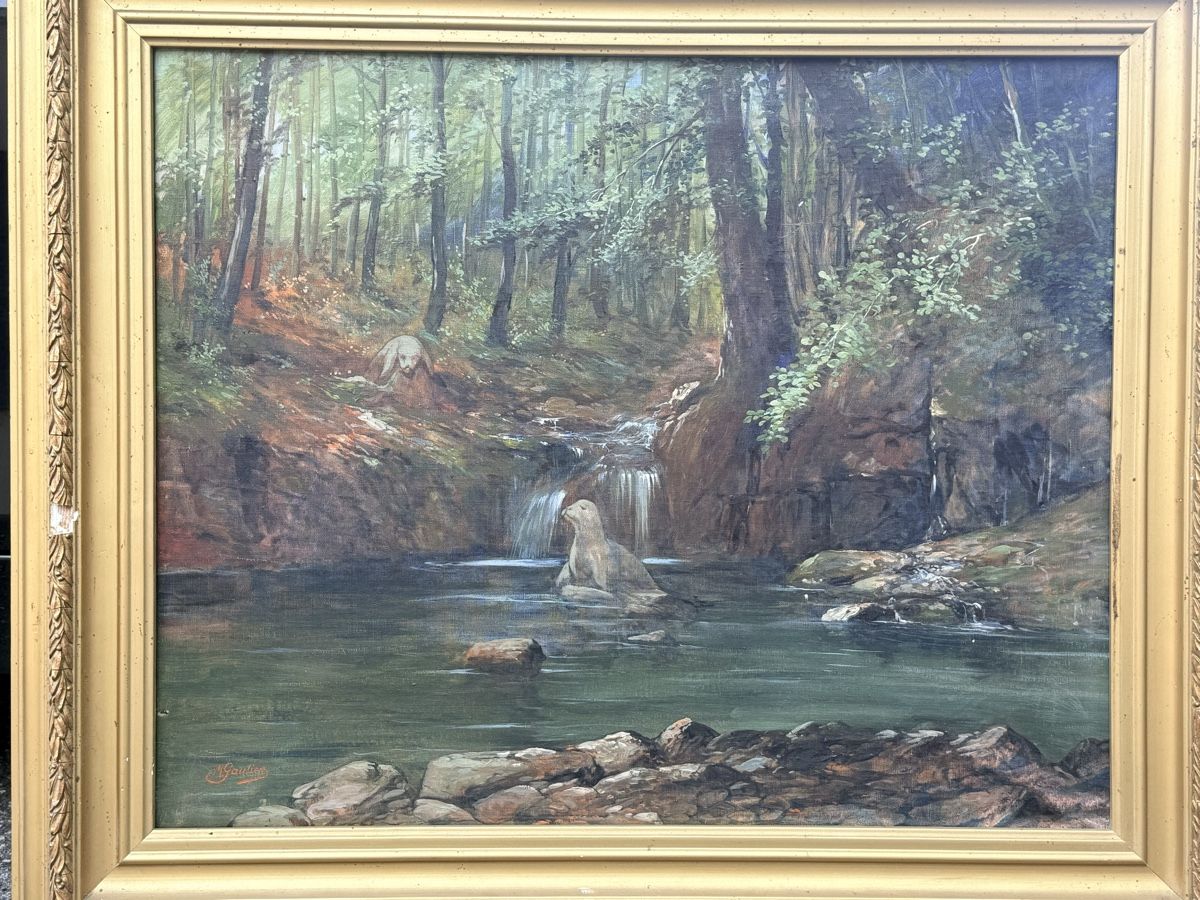 Gemälde: M. Gautier - Ölgemälde 90x76cm – Gebraucht aus Solothurn von NUVICO 3