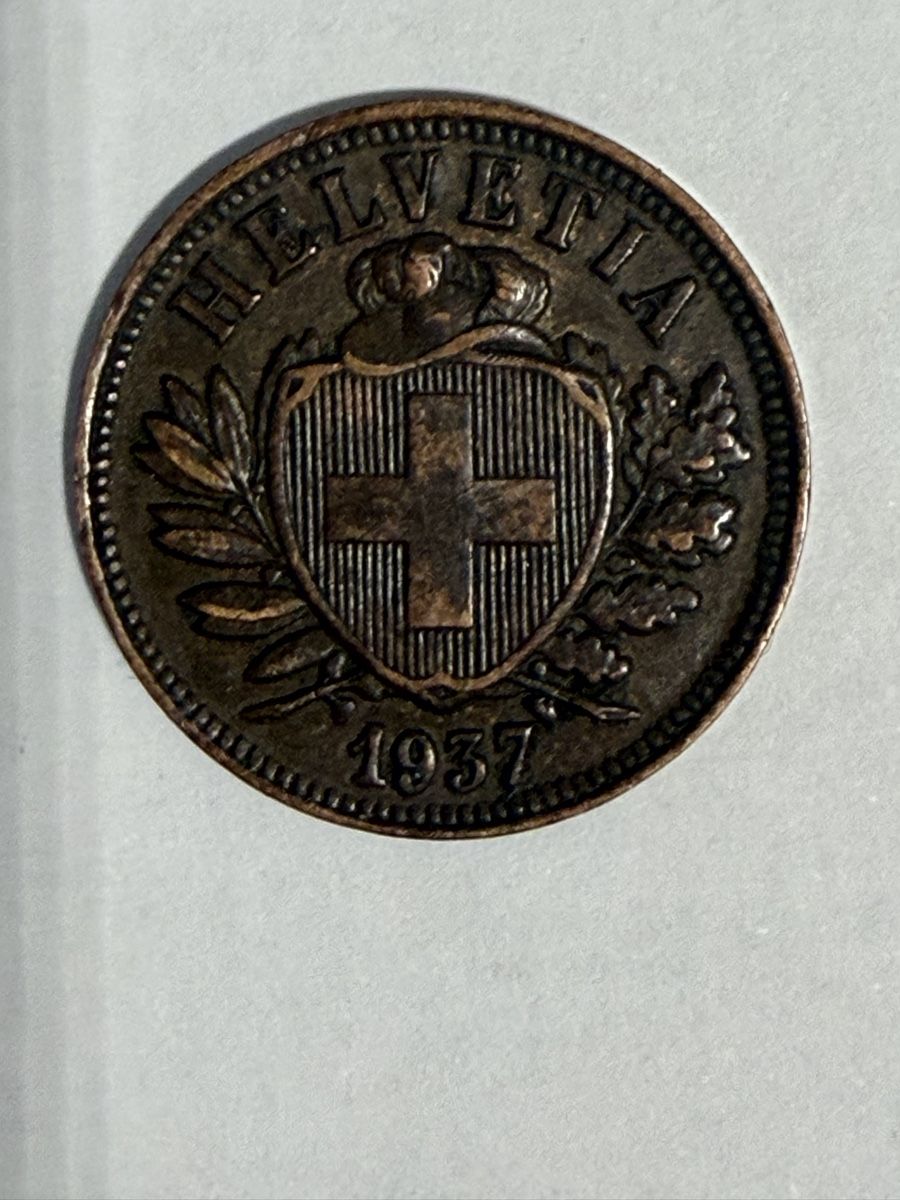 Alle Münzen: 1937  2Rp  Rare  (84) – Gebraucht aus Ballwil von lukyluciano21