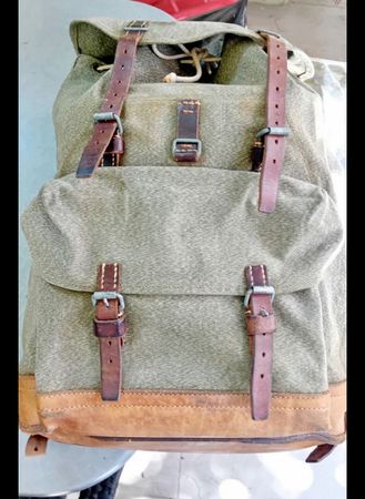 Original Schweizer Armee Rucksack 58 („Salz & Pfeffer“) SET